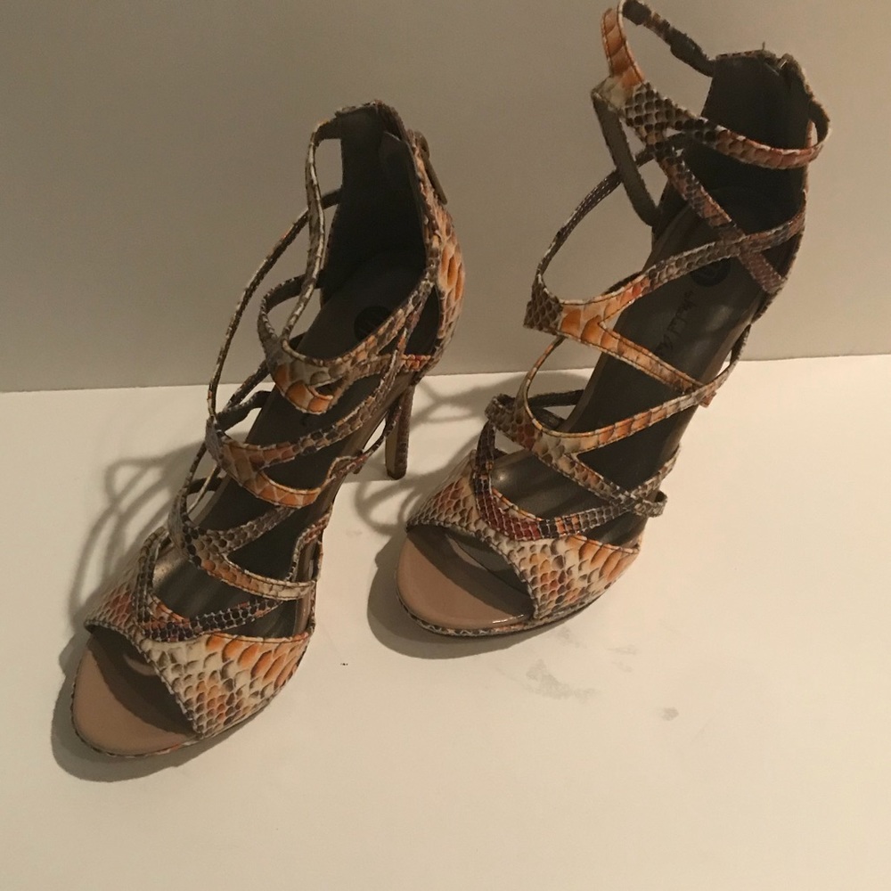 M by Michael Antonio Snake Skin Heel